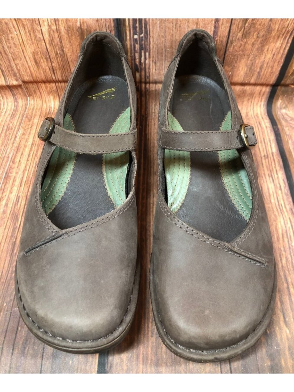 Dansko Womens 40 / 9.5-10 Brown Leather Mary Jane Shoes 5300067800